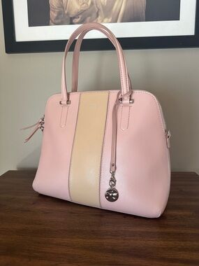 Nina Ricci Striped Heart Tote + Shoulder Bag